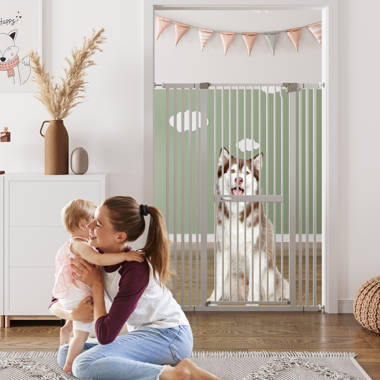 Extra tall baby shop gate pressure mounted